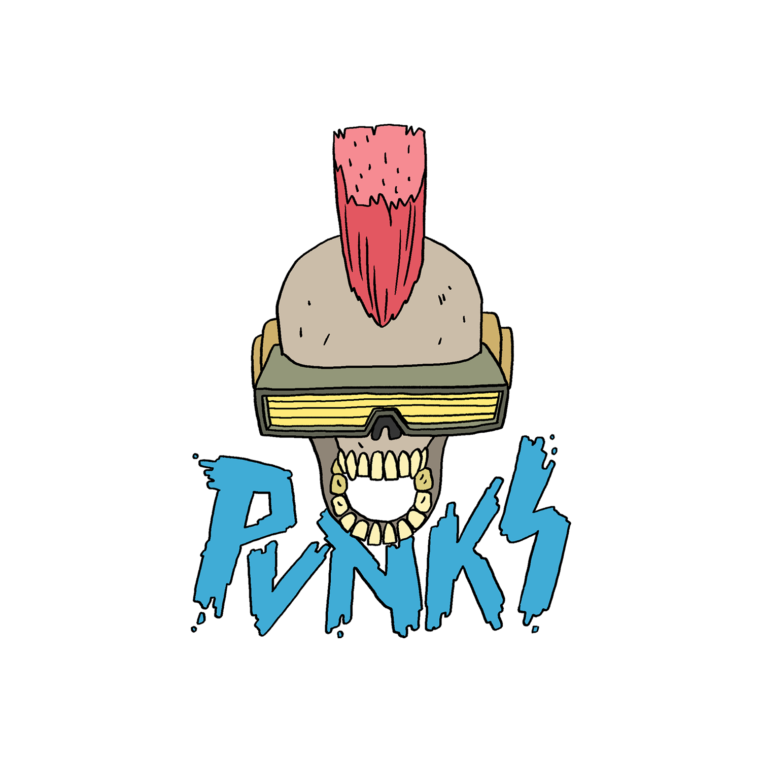 Skull Sticker – pvnks