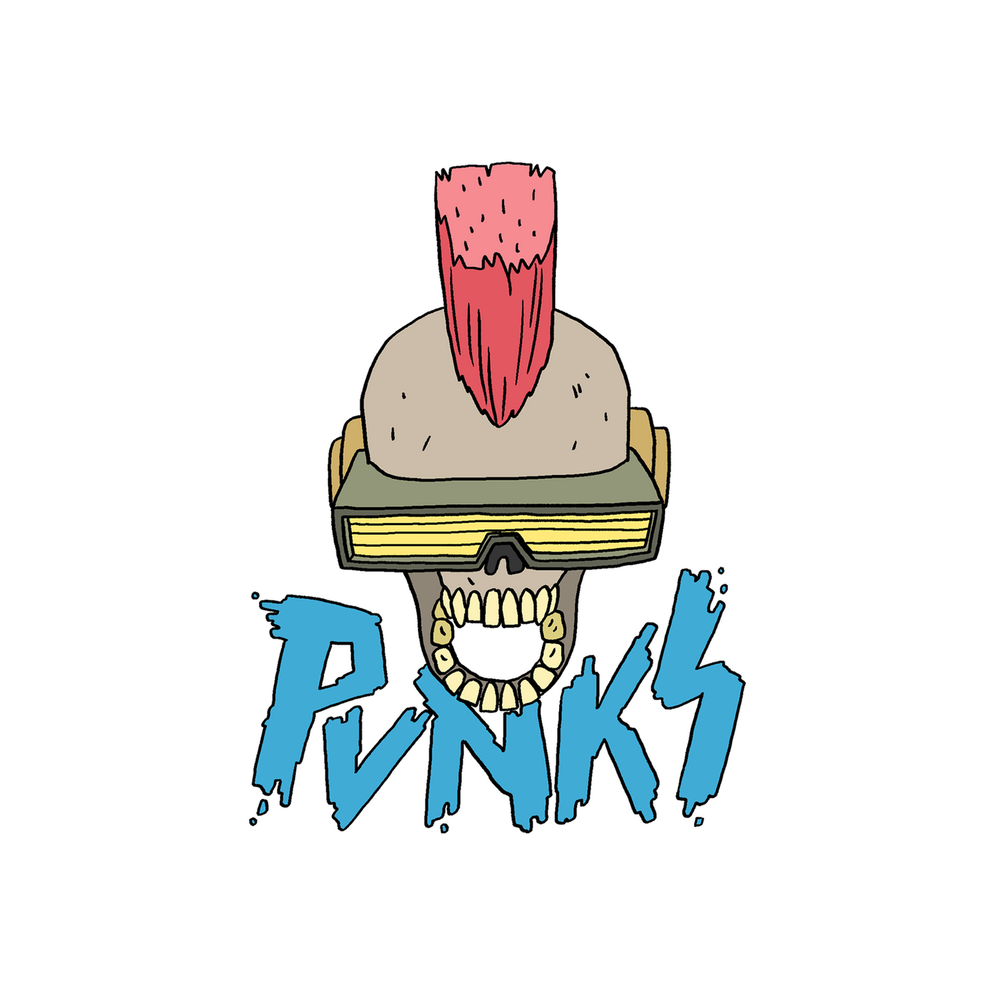 Skull Sticker